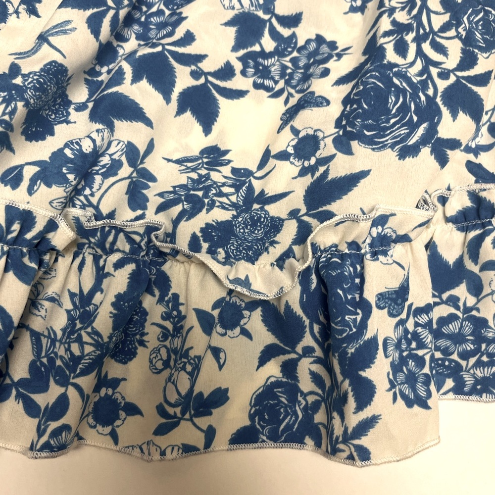 โค๏ธ FREE with any purchase ๐๐ฝ Shein ๐๐ฉต Ruffle Hem Skirt Floral Pattern - Picture 4 of 15